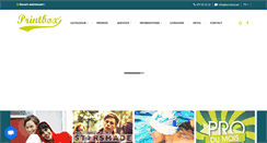 Desktop Screenshot of printbox.be