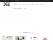 Tablet Screenshot of printbox.co.za