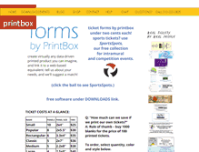 Tablet Screenshot of printbox.com