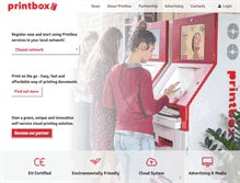 Tablet Screenshot of printbox.net
